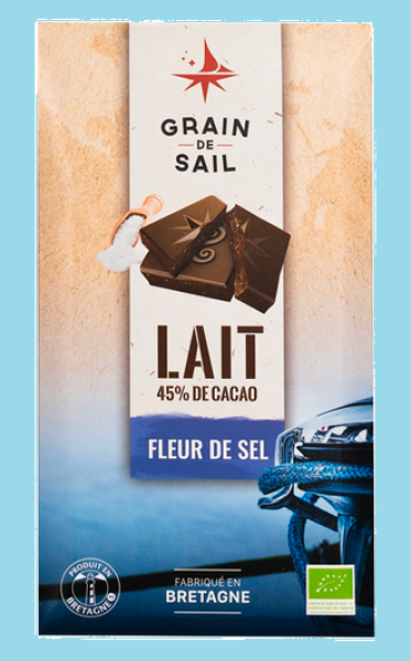 Grain de Sail - Michschokolade - Salzbutter - Bretagne - Bretagne Allerlei - bretonische Spezialitaet - franzoesische Feinkost